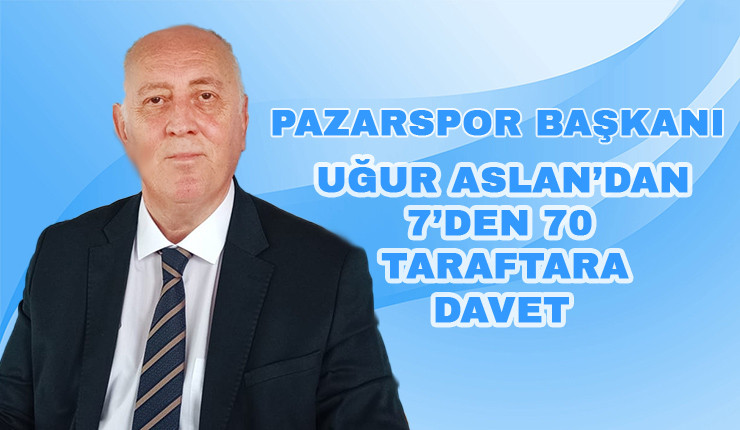 BAŞKANIMIZ'DAN  TARAFTARA  DAVET...