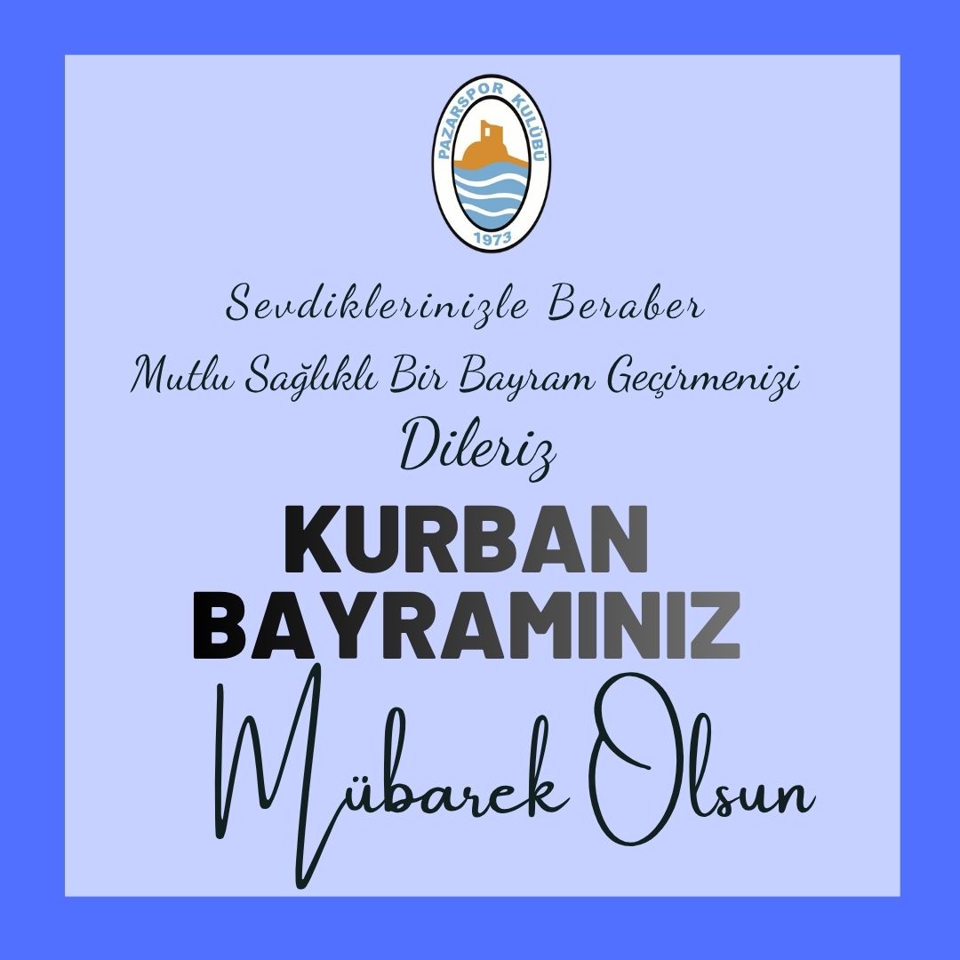 KURBAN BAYRAMIMIZ MÜBAREK OLSUN 2026