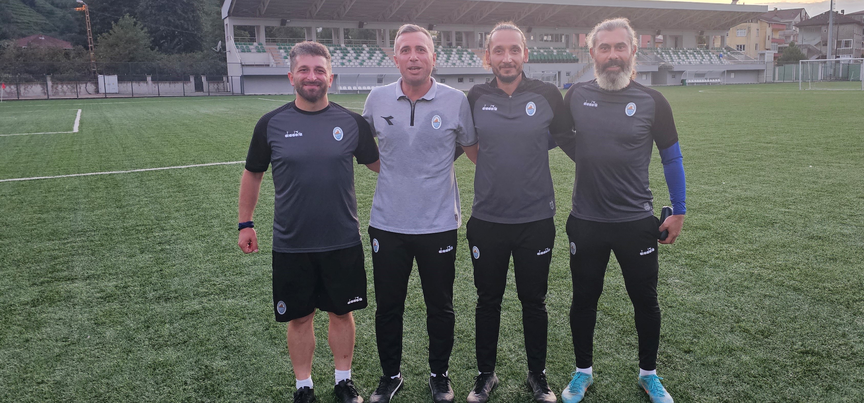 Pazarspor Teknik Kadrosu. Kadir Kar , Ilker Akatin , Sedat Torun 